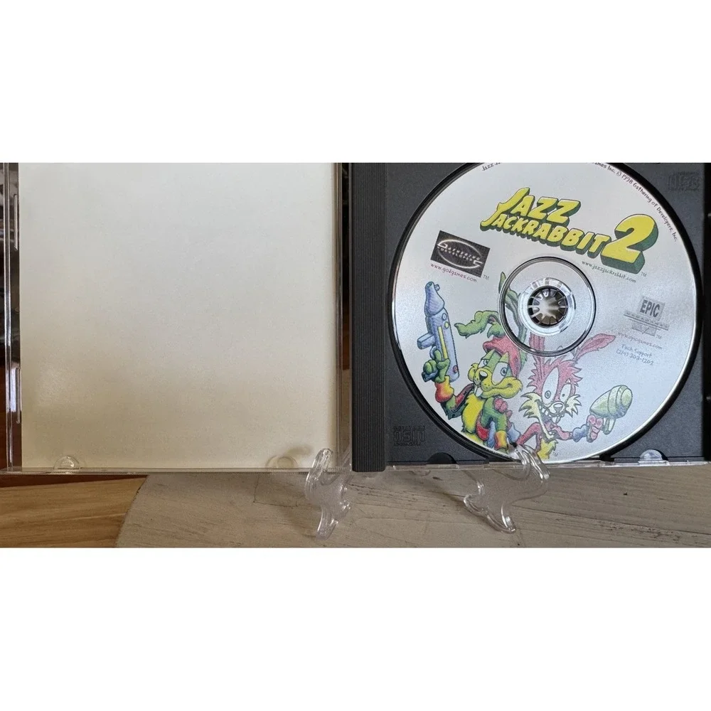 Jazz Jackrabbit 2 PC CD-ROM 1998 Complete Tested Epic MegaGames Rare